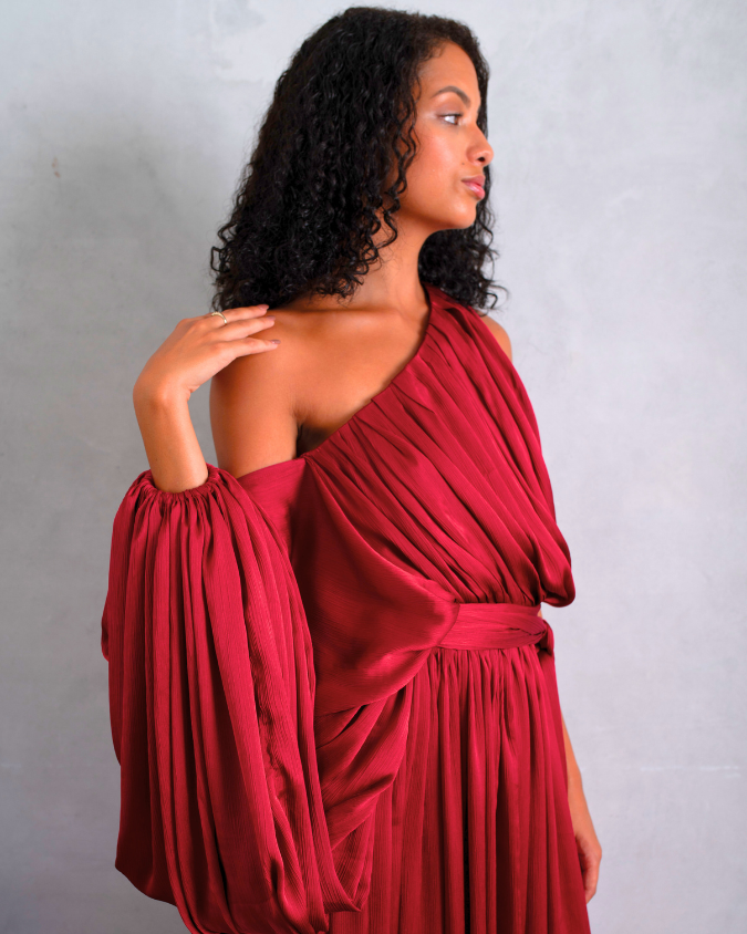 Red Majesty Gown Dress