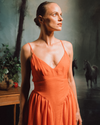 ROSELA DRESS - ORANGE
