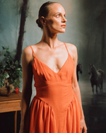 ROSELA DRESS - ORANGE